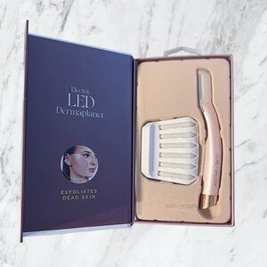 Luxe + Willow Rose Gold Electric LED Dermaplaner